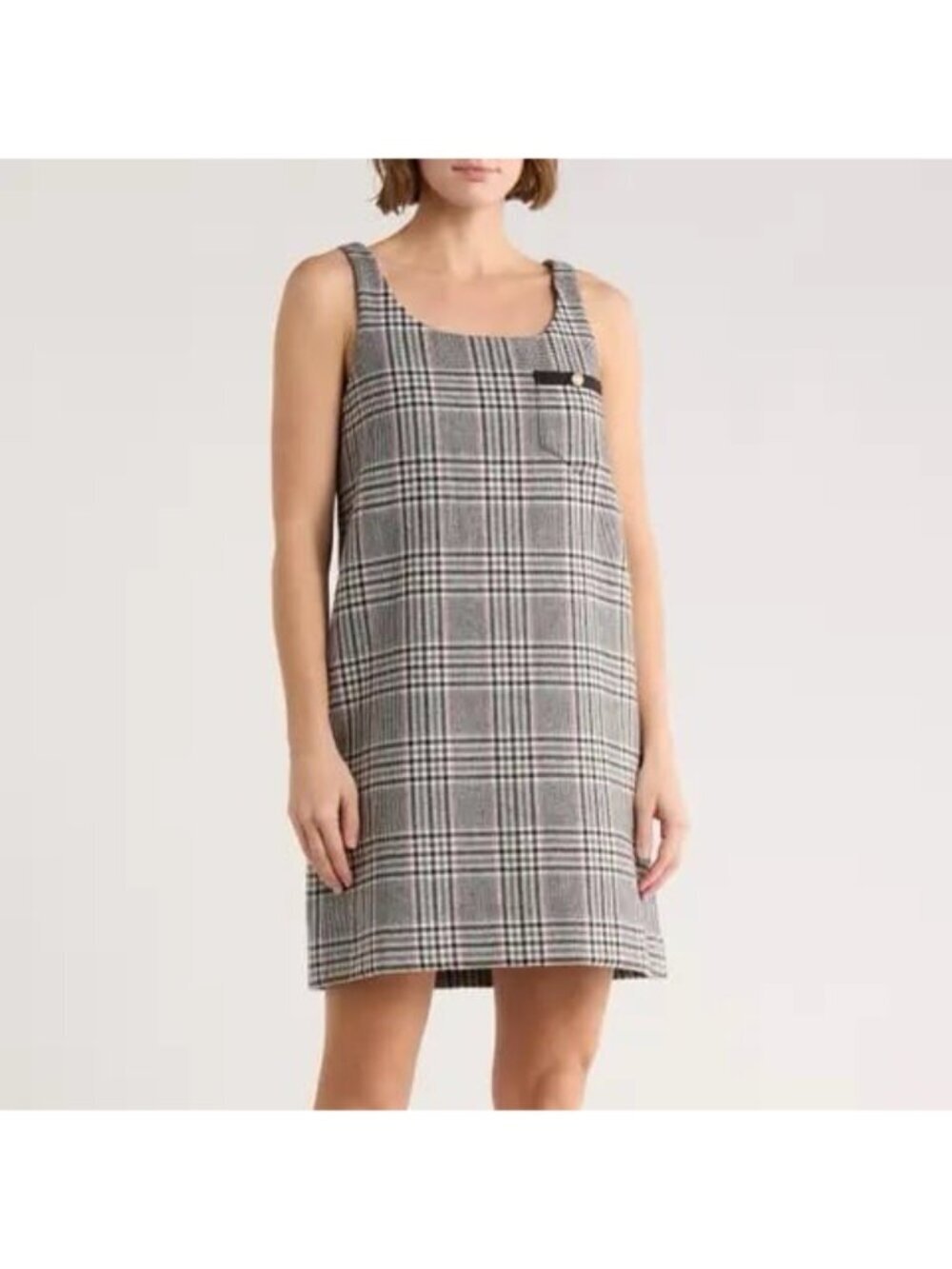 Vineyard Vines Glen Plaid Sleeveless Wool Blend Jumper